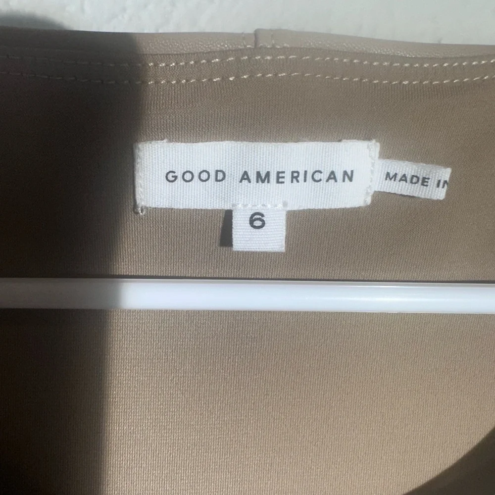 Good American Beige Bodysuit size 6/3XL. Plus Size